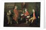 Lord William Cavendish, William FitzHerbert and Mr Short, c.1780 by Thomas Patch