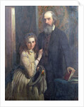 Sir William FitzHerbert with his daughter, Ida, 1862 by James Sant