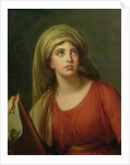 Portrait of Emma Hart later Lady Hamilton, as a Sibyl, c.1792 by Elisabeth Louise Vigee-Lebrun