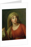 Portrait of Emma Hart later Lady Hamilton, as a Sibyl, c.1792 by Elisabeth Louise Vigee-Lebrun