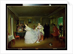 The Major's Marriage Proposal, 1851 by Pavel Andreevich Fedotov
