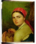 Girl with a Birch-Bark Jar, c.1824 by Aleksei Gavrilovich Venetsianov