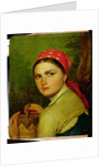 Girl with a Birch-Bark Jar, c.1824 by Aleksei Gavrilovich Venetsianov