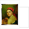 Girl with a Birch-Bark Jar, c.1824 by Aleksei Gavrilovich Venetsianov
