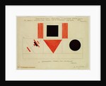 Design for the Speaker's Rostrum, 1919 by Kazimir Severinovich Malevich