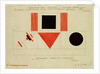 Design for the Speaker's Rostrum, 1919 by Kazimir Severinovich Malevich