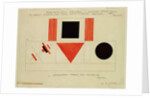 Design for the Speaker's Rostrum, 1919 by Kazimir Severinovich Malevich