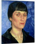 Portrait of Anna Akhmatova 1922 by Kuzma Sergeevich Petrov-Vodkin