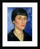 Portrait of Anna Akhmatova 1922 by Kuzma Sergeevich Petrov-Vodkin