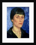 Portrait of Anna Akhmatova 1922 by Kuzma Sergeevich Petrov-Vodkin