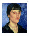 Portrait of Anna Akhmatova 1922 by Kuzma Sergeevich Petrov-Vodkin