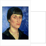 Portrait of Anna Akhmatova 1922 by Kuzma Sergeevich Petrov-Vodkin