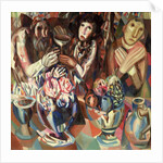 The Three at the Table, 1914-15 by Pavel Nikolaevich Filonov