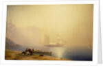 Morning on the Shore of the Sea, Sudak, 1856 by Ivan Konstantinovich Aivazovsky
