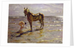 Bathing a Horse, 1905 by Valentin Aleksandrovich Serov