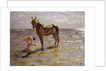 Bathing a Horse, 1905 by Valentin Aleksandrovich Serov