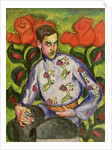 Portrait of a Boy in a Coloured Shirt, 1909 by Ilya Ivanovich Mashkov