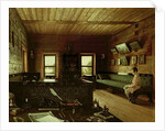 The Study in the House of Nikolai Milyukov at Ostrovky, 1844 by Grigori Vasilievich Soroka