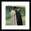 The Philosophers: Portrait of Sergei Nikolaevich Bulgakov and Pavel Aleksandrovich Florensky, 1917 by Mikhail Vasilievich Nesterov