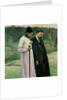 The Philosophers: Portrait of Sergei Nikolaevich Bulgakov and Pavel Aleksandrovich Florensky, 1917 by Mikhail Vasilievich Nesterov