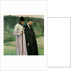 The Philosophers: Portrait of Sergei Nikolaevich Bulgakov and Pavel Aleksandrovich Florensky, 1917 by Mikhail Vasilievich Nesterov