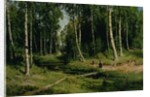 In The Birch Tree Forest, 1883 by Ivan Ivanovich Shishkin