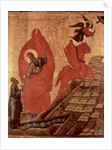The Ascension of Elijah, icon, Pskov School, c.1650 by School Russian