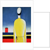 Half-figure in a Yellow Shirt, 1928-32 by Kazimir Severinovich Malevich
