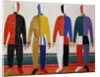 Sportsmen, or Suprematism in Sportsmen's Contours, 1928-32 by Kazimir Severinovich Malevich