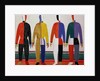 Sportsmen, or Suprematism in Sportsmen's Contours, 1928-32 by Kazimir Severinovich Malevich