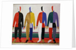 Sportsmen, or Suprematism in Sportsmen's Contours, 1928-32 by Kazimir Severinovich Malevich