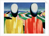 Two Peasants by Kazimir Severinovich Malevich