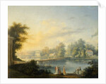 View of the Bol'shaya Neva and the Stroganov Dacha, 1804 by Semen Fedorovich Shchedrin