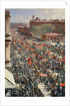 Demonstration on the October 25th Avenue by Isaak Israilevich Brodsky