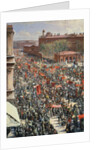 Demonstration on the October 25th Avenue by Isaak Israilevich Brodsky