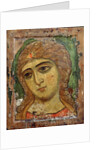 Archangel Gabriel Russian icon, 12th century by School Russian