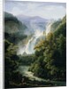 The Caduta delle Marmore Waterfall on the River Velino, 1819 by Fedor Mikhailovich Matveev