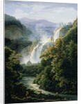 The Caduta delle Marmore Waterfall on the River Velino, 1819 by Fedor Mikhailovich Matveev