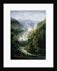 The Caduta delle Marmore Waterfall on the River Velino, 1819 by Fedor Mikhailovich Matveev
