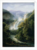 The Caduta delle Marmore Waterfall on the River Velino, 1819 by Fedor Mikhailovich Matveev