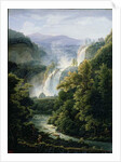 The Caduta delle Marmore Waterfall on the River Velino, 1819 by Fedor Mikhailovich Matveev