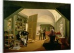 The Studio of Petr Vasilevich Basin 1833 by Kapiton Alekseevich Zelentsov