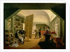 The Studio of Petr Vasilevich Basin 1833 by Kapiton Alekseevich Zelentsov
