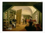 The Studio of Petr Vasilevich Basin 1833 by Kapiton Alekseevich Zelentsov