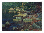 River Scene in Palazzuolo by Aleksandr Andreevich Ivanov