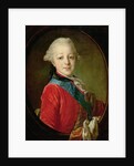 Portrait of Pavel Petrovich 1761 by Fedor Stepanovich Rokotov