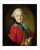 Portrait of Pavel Petrovich 1761 by Fedor Stepanovich Rokotov