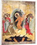 Christ's Descent into Hell, Russian icon, Novgorod School, late 14th century by Russian School