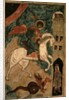 St. George and the Dragon, Russian icon from Vologda, 15th century by School Russian