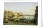 The Santa Lucia Embankment, Naples, c.1820 by Silvestr Fedosievich Shchedrin